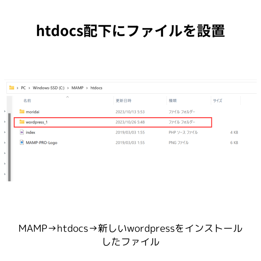 MAMP WordPress 複数